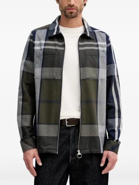 Lannich plaid zip shirt by BARBOUR