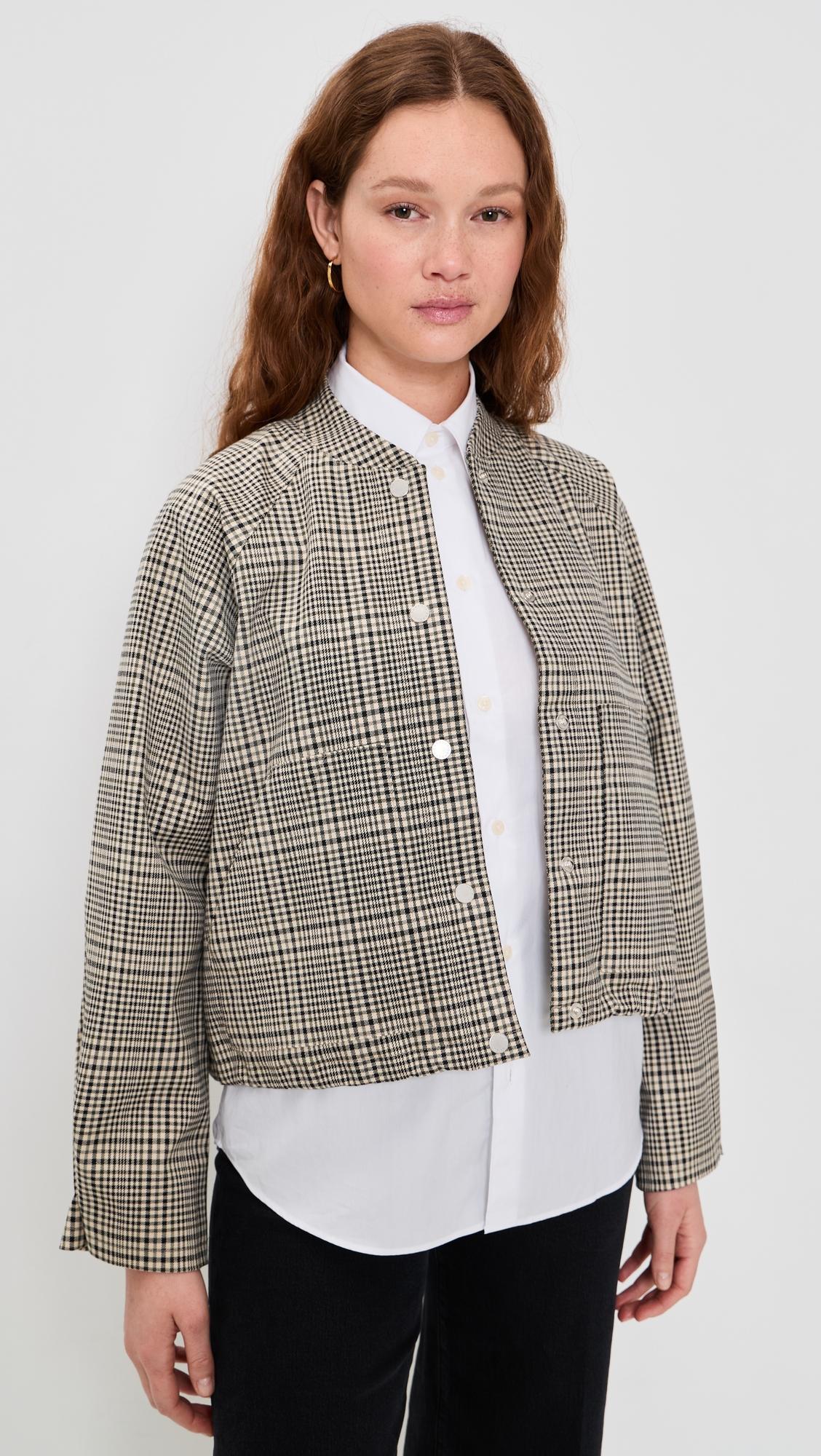 Leyburn Check Bomber Jacket by BARBOUR