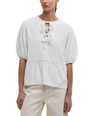 Louise Peplum Top by BARBOUR