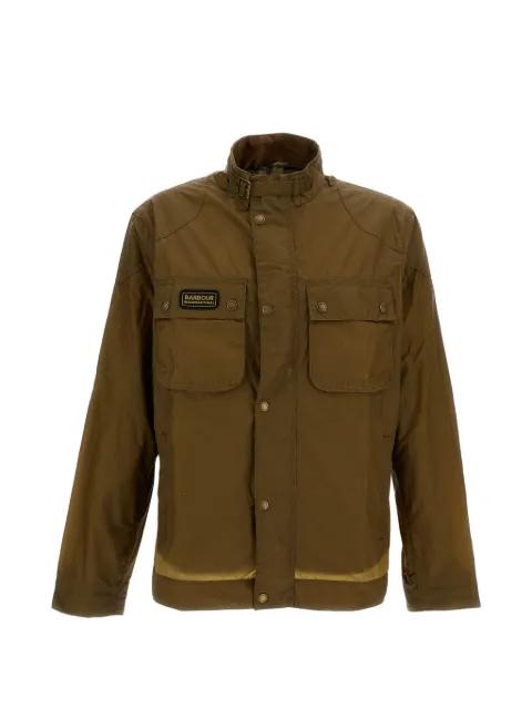 Merton logo-patch jacket by BARBOUR