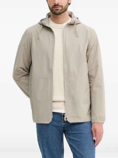 Newhill hoodied zip-front jacket by BARBOUR