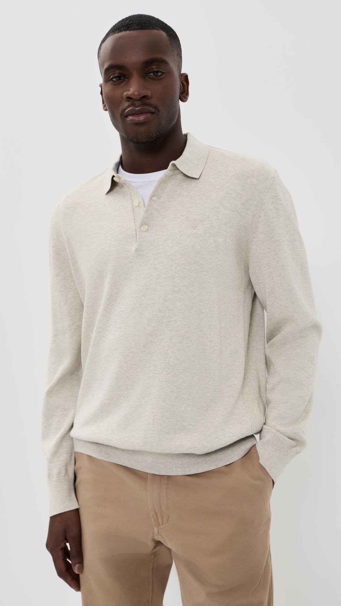 Pima Cotton Knitted Polo Shirt by BARBOUR