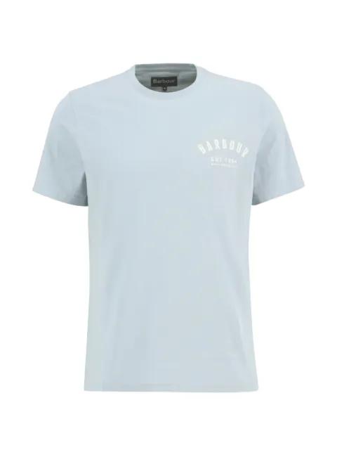Preppy logo-print t-shirt by BARBOUR