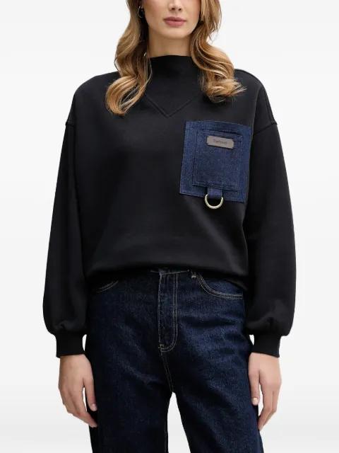 Saima denim pocket sweater by BARBOUR
