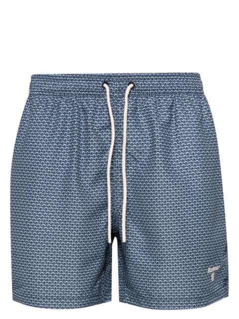 Shell mid-rise swim shorts by BARBOUR