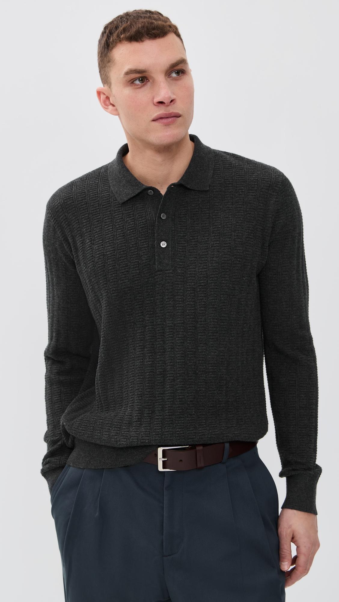 Smeaton Knitted Polo Sweater by BARBOUR
