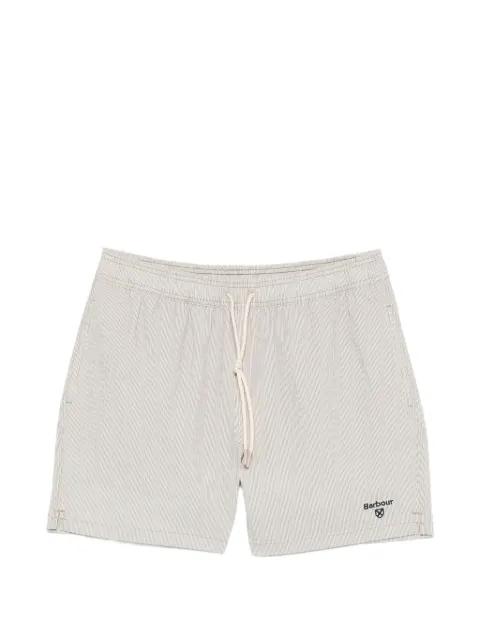 Somerset striped drawstring swim shorts by BARBOUR