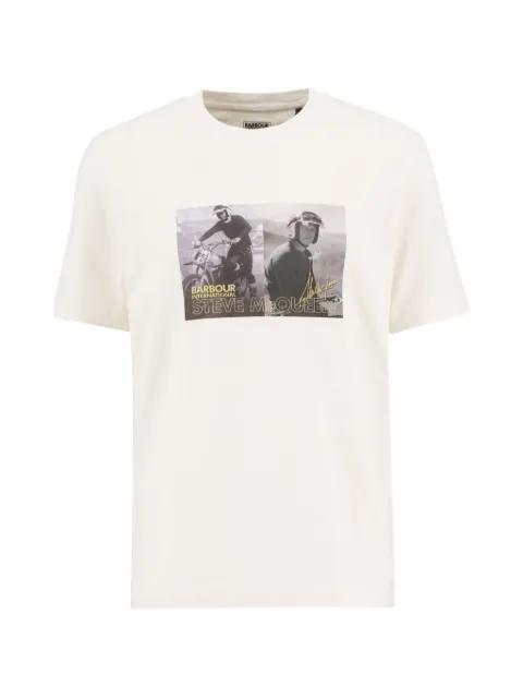 Steve McQueen photographic-print T-shirt by BARBOUR