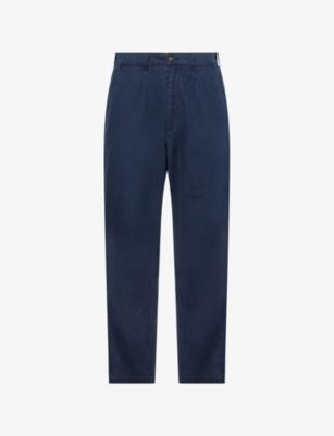Straight-Leg Relaxed-Fit Cotton-Blend Trousers by BARBOUR