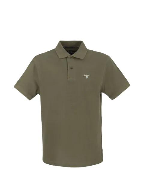 Tartan pique polo shirt by BARBOUR