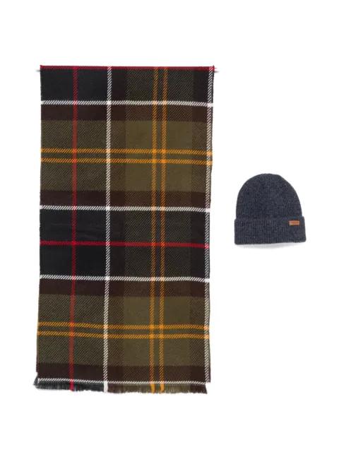 Tartan-print scarf (set of two) by BARBOUR