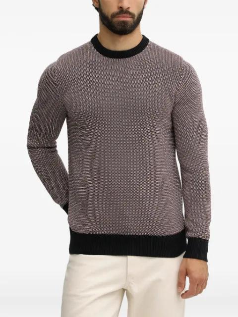 Wells patterned crew-neck sweater by BARBOUR