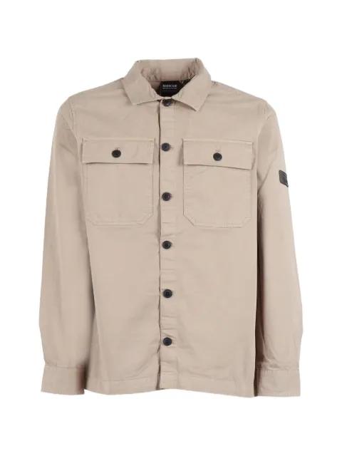 buttoned flap-pocket overshirt by BARBOUR