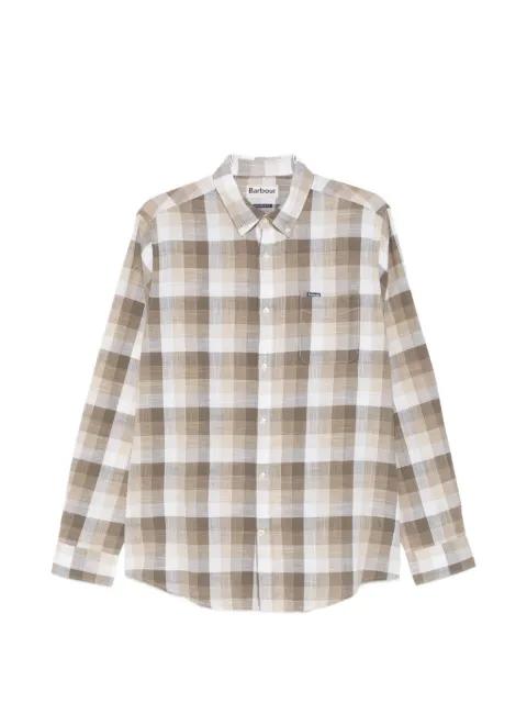 check-pattern shirt by BARBOUR