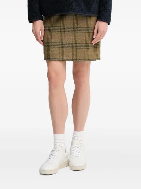 check pocket mini skirt by BARBOUR