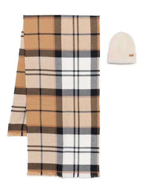 check-print scarf by BARBOUR