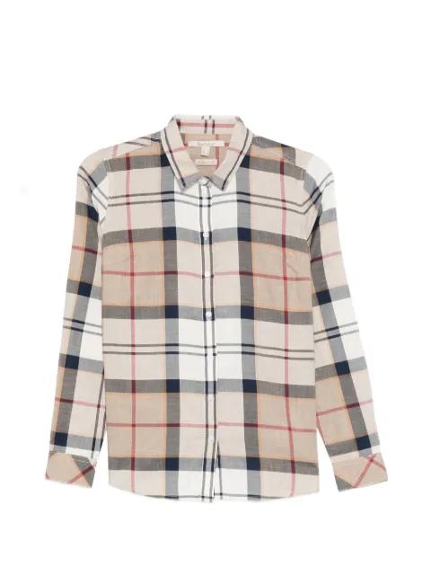 check-print shirt by BARBOUR
