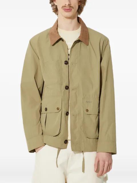 corduroy-collar button jacket by BARBOUR