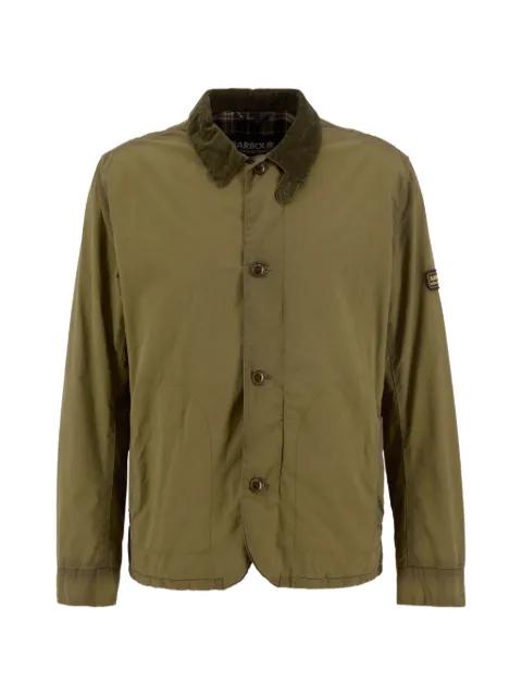 corduroy-collar cotton jacket by BARBOUR