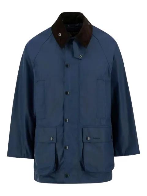 corduroy-collar cotton jacket by BARBOUR