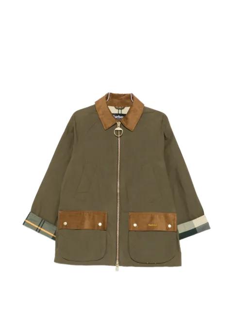 corduroy-collar jacket by BARBOUR
