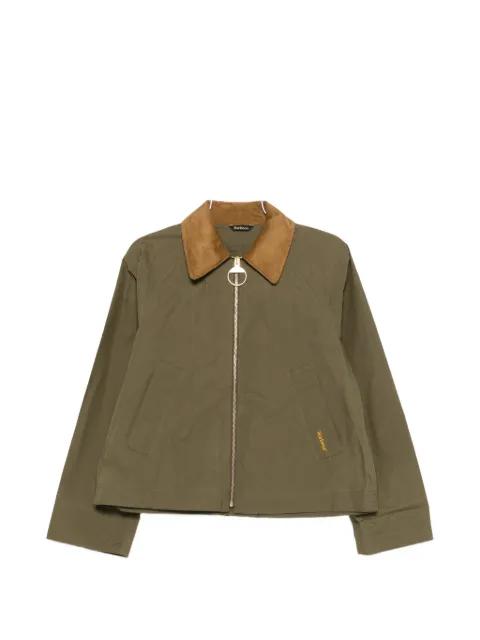 corduroy-collar jacket by BARBOUR