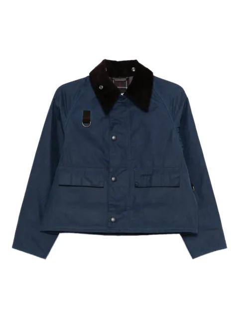 corduroy-collar jacket by BARBOUR