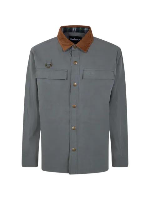 corduroy-collar shirt jacket by BARBOUR