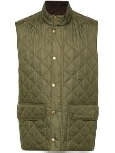 diamond-quilted logo-embroidered gilet by BARBOUR