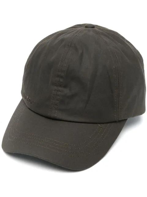 embroidered-logo baseball cap by BARBOUR