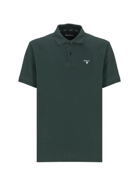 embroidered-logo polo shirt by BARBOUR
