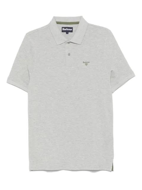 embroidered-logo polo shirt by BARBOUR