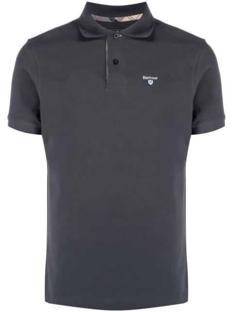 embroidered-logo polo shirt by BARBOUR