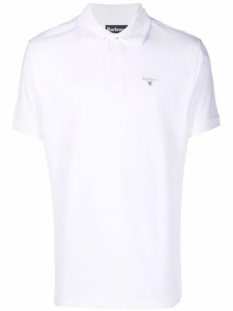 embroidered-logo polo shirt by BARBOUR