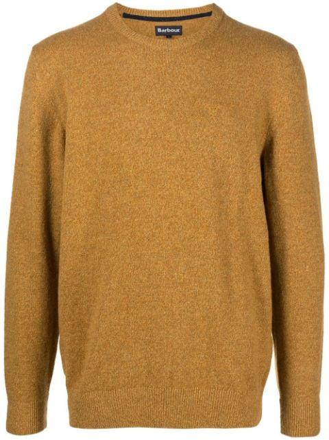 fine-knit ribbed-trim jumper by BARBOUR