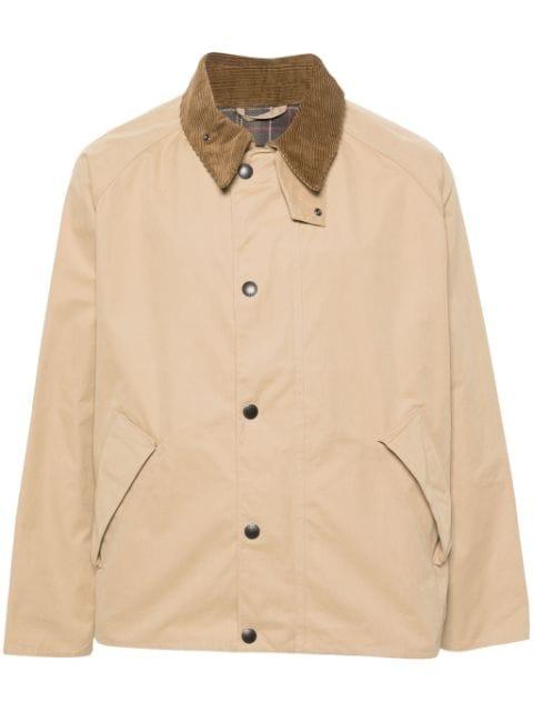 gabardine press-stud jacket by BARBOUR