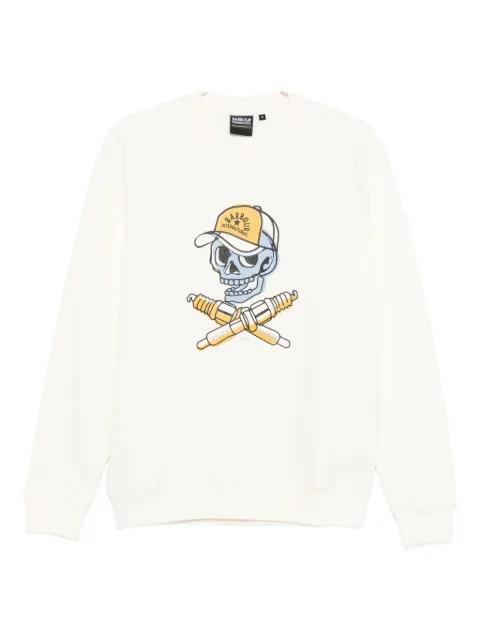 graphic-print sweatshirt by BARBOUR