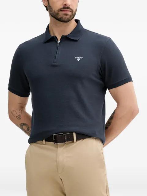 half-zip polo shirt by BARBOUR