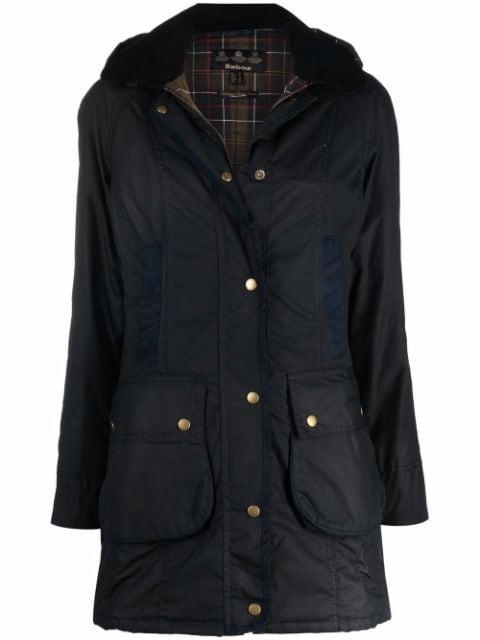 hoodied parka coat by BARBOUR