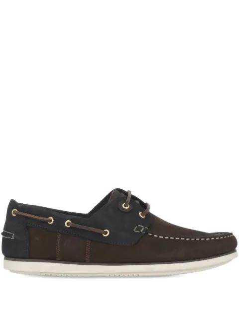 leather lace-up loafers by BARBOUR