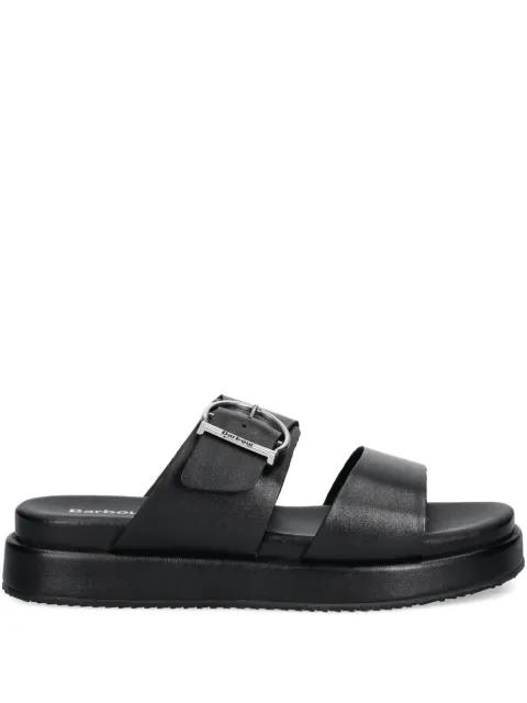 leather slides by BARBOUR