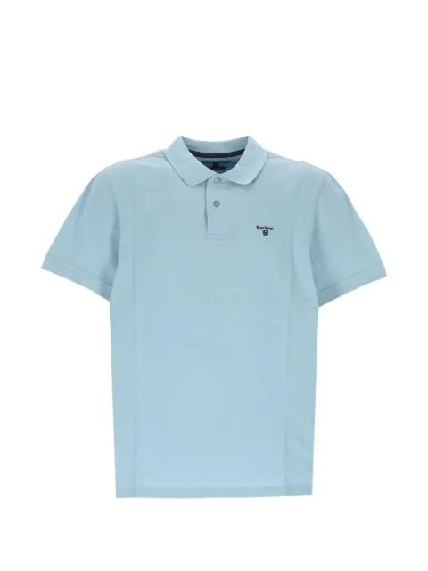 lightweight logo-embroidered polo shirt by BARBOUR