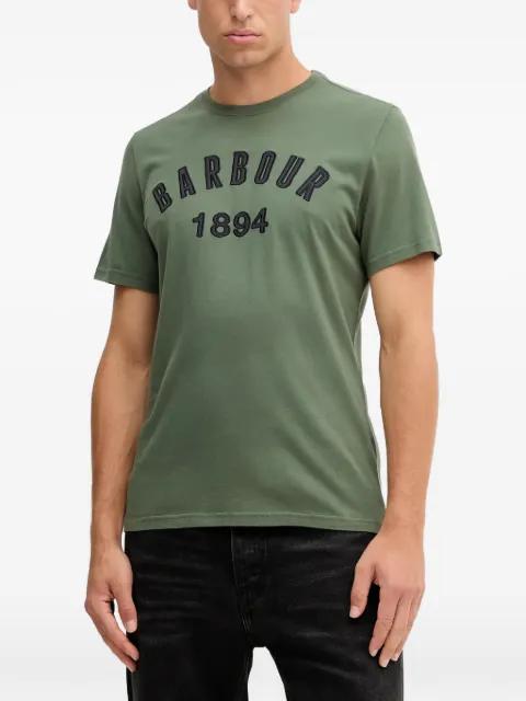 logo-embroidered T-shirt by BARBOUR