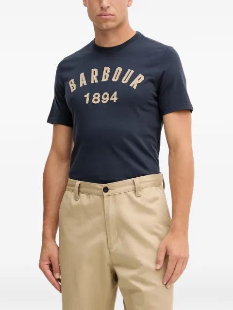 logo-embroidered T-shirt by BARBOUR
