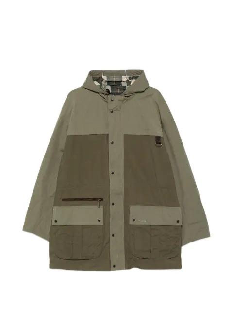 logo-embroidered coat by BARBOUR