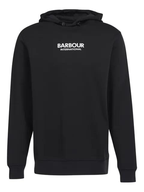 logo-embroidered hoodie by BARBOUR
