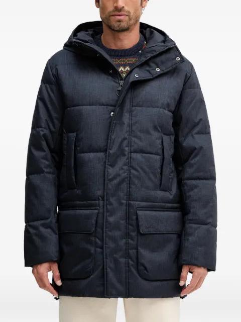 logo-embroidered padded jacket by BARBOUR