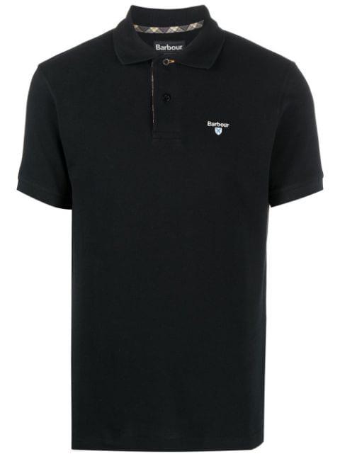logo embroidered polo shirt by BARBOUR