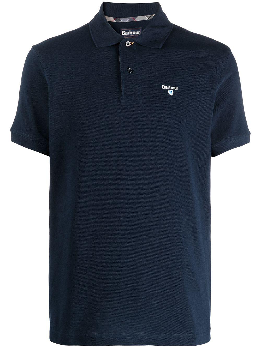 logo embroidered polo shirt by BARBOUR