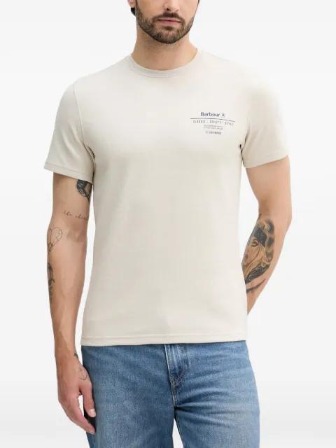 logo-print T-shirt by BARBOUR